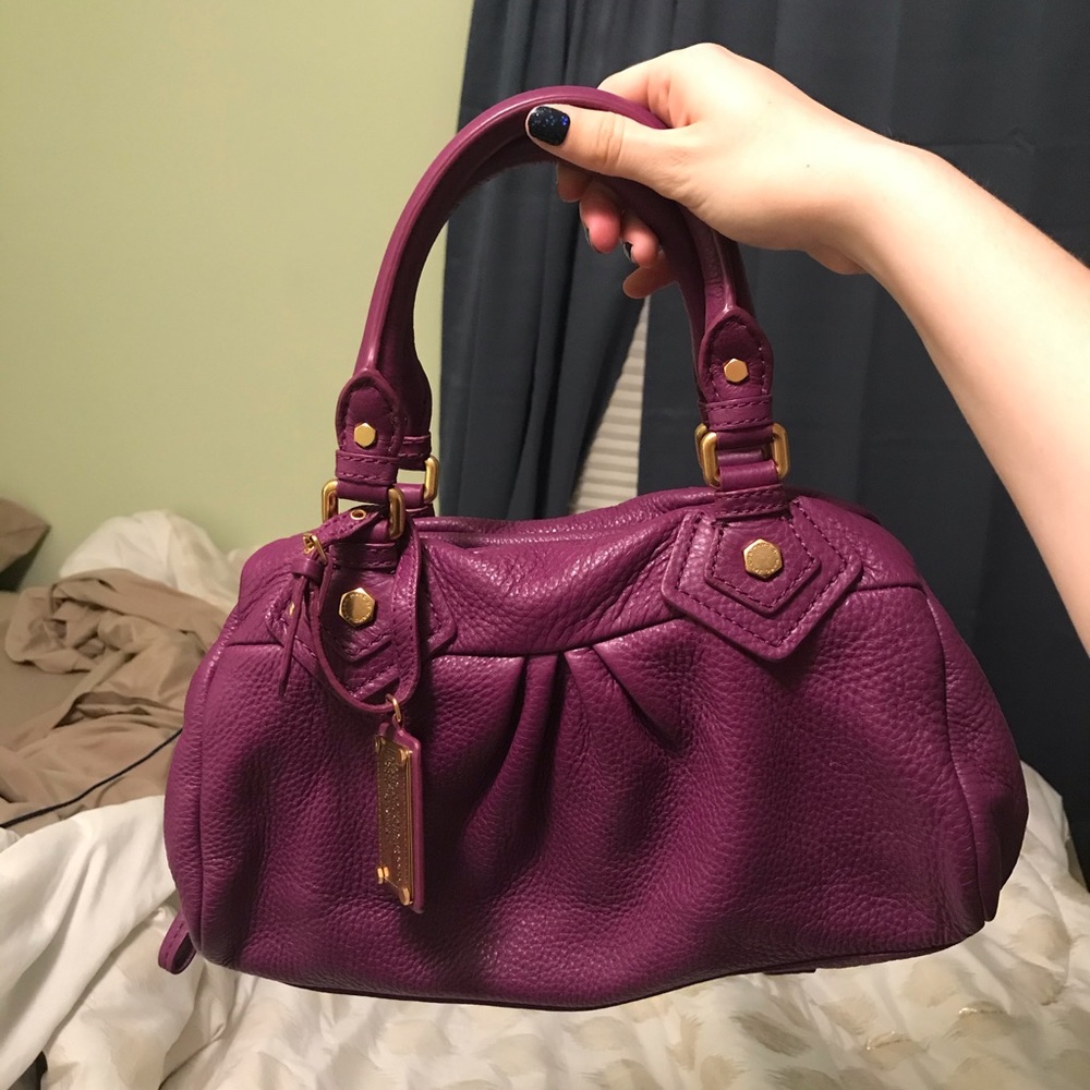 Marc by Marc Jacobs Violet Genuine Leather Handbag